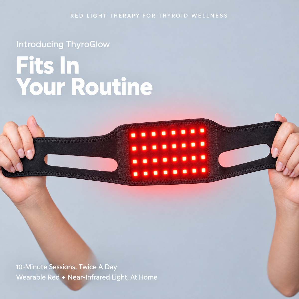 Terapia de luz roja ThyroGlow+